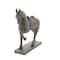 15" Brown Polystone Traditional Horse Sculpture